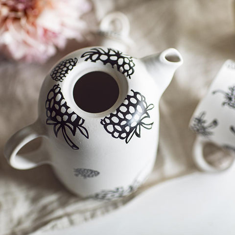 Keramický čajník - Malovaný