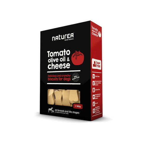 Naturea Tomato, olive oil & cheese sušenky